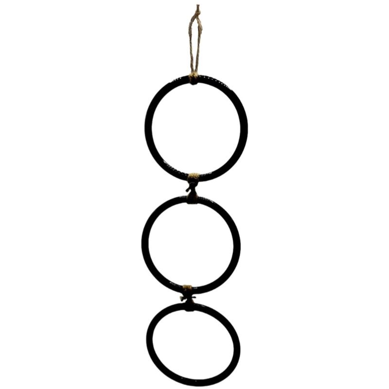 

Winding Reptiles Rest Plastic Habitat Accessories Climbing Rings Promotes Natural Action for Corn Snakes and Creature чёрный