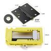Door Hinge Jig with 3pcs Doors Hinges Door Latch Mortise Tool Door Lock Installation Kits for Table Cabinet Windows Wooden Box