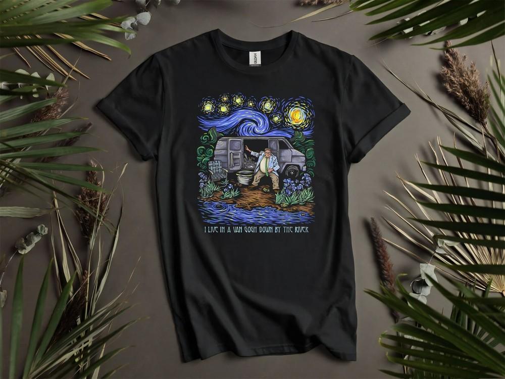 

Van Gogh Down By The River Sibainu Hoodie Tshirt Men Women Unisex AD646 2XL