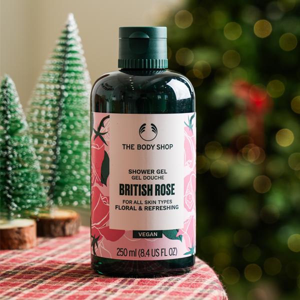 [The Body Shop] British Rose Shower Gel Body Wash 250ML