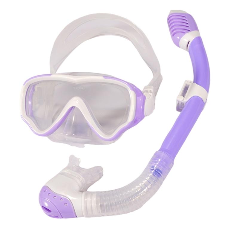 Scubas Diving Snorkels Face Mask Children Scubas Diving Masks Snorkeling Set Diving Mask Snorkeling Equipment Enduring