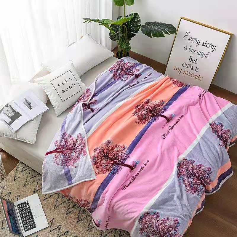 Buy Winter Coral Fleece Blanket Flannel Blanket Cover Blanket Thicken