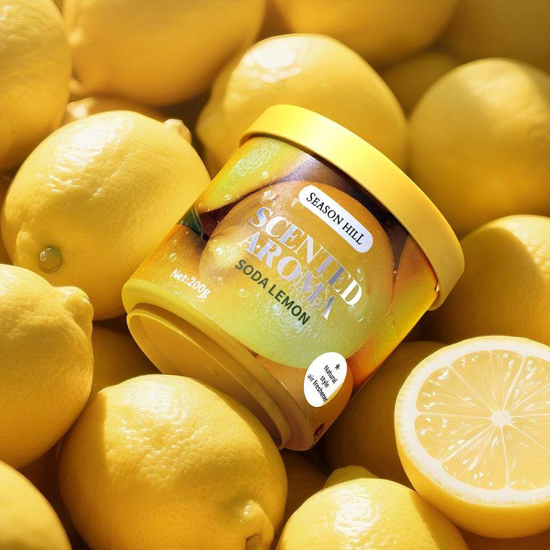 Colorful Flameless Aromatherapy Air Freshener for the Orchard, Car-Mounted Solid Fragrance Balm, Bedroom Fragrance, Fresh Scent, Purifying Fragrance