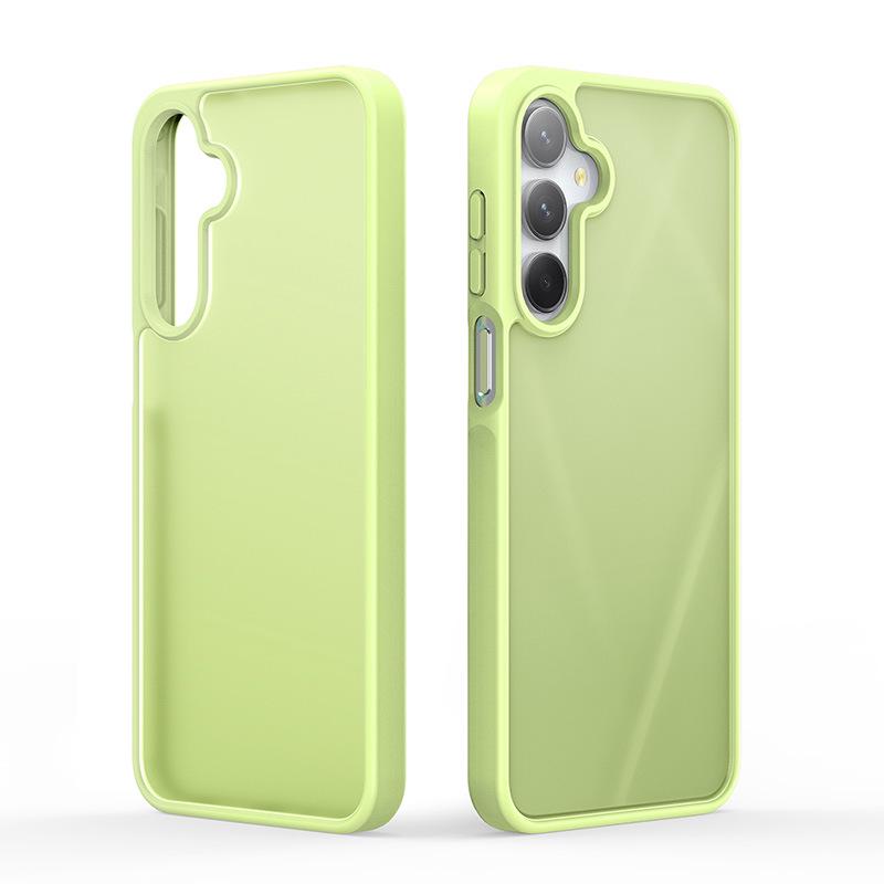 Skin-Feel Matte Phone Case for Samsung A17, A07, A27, A56 - Full Coverage & Transparent Back Cover