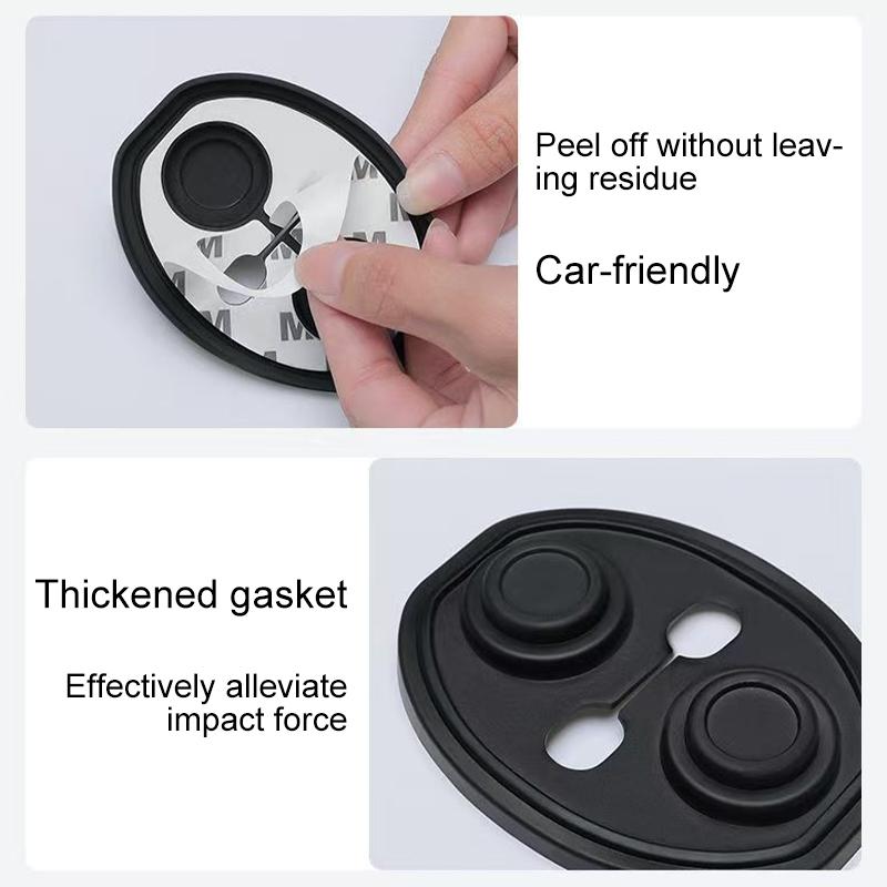 4 buc/Pachet Blocări cu Zăvor Mâner Ușă Anti Rugină Amortizor Silicon DIY Protecție Coliziune Vehicul