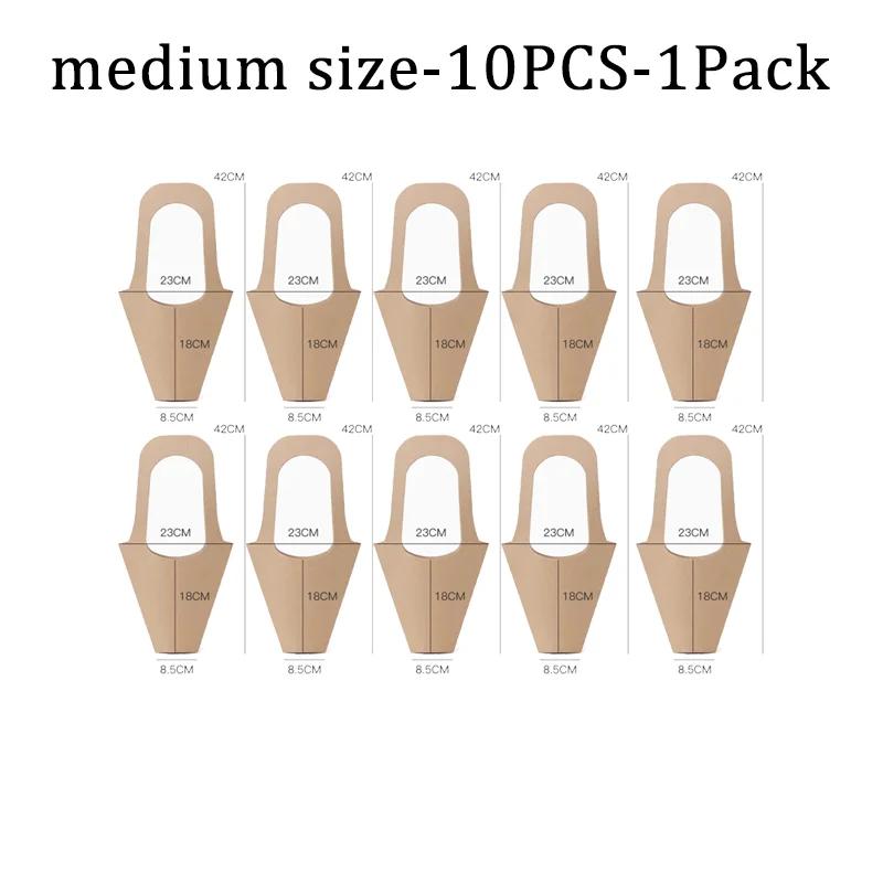 Fashion Florist Rose Box Kraft Paper Wedding Handheld Decorative Flowers Boxes Birthday Party Packaging Gift Bag Decoration