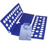 Schnelles Kleiderfaltbrett Kinder Magischer Kleiderfalter Kleiderhalter Wäscheorganisator Helfer T-Shirts Pullover Organizer Falten