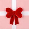 Red Bow Hanging Decoration Christmas Tree Anniversary Wedding Valentines Day Bowknot Xmas
