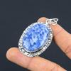 Friendship Day Sale Sterling Silver Natural Sodalite Ethnic New Pendant Jewelry