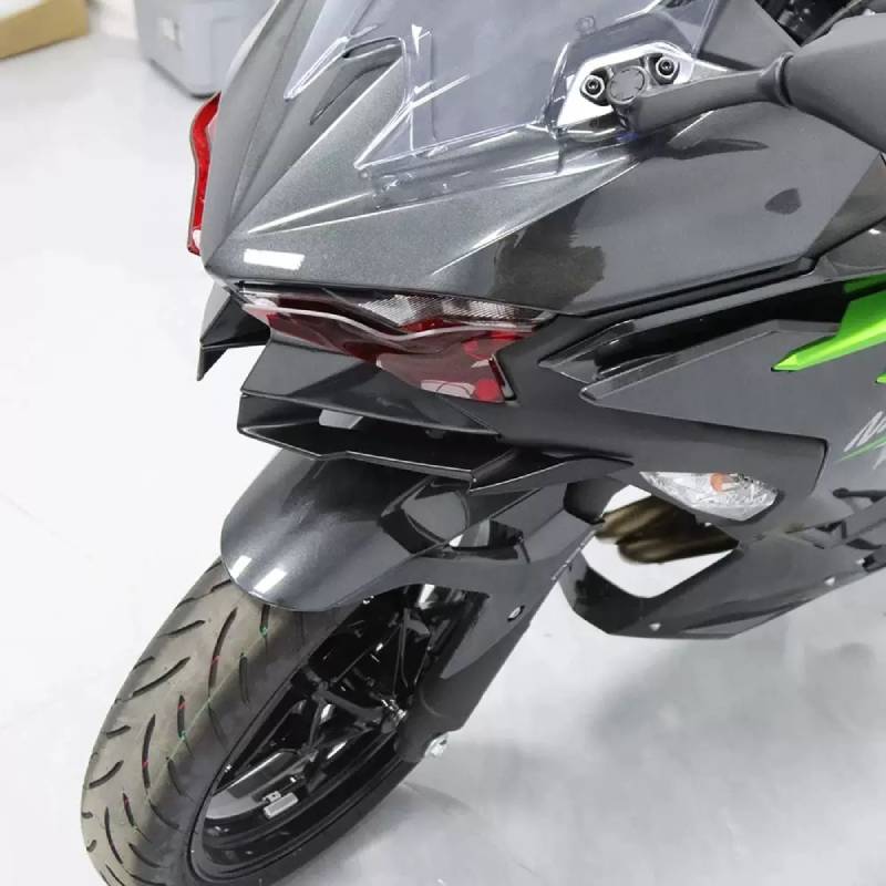 Motorcycle Front Fairing Winglets Aerodynamic Wing Shell Cover Protection Deflector FOR KAWASAKI NINJA500 NINJA 500 2024-2026