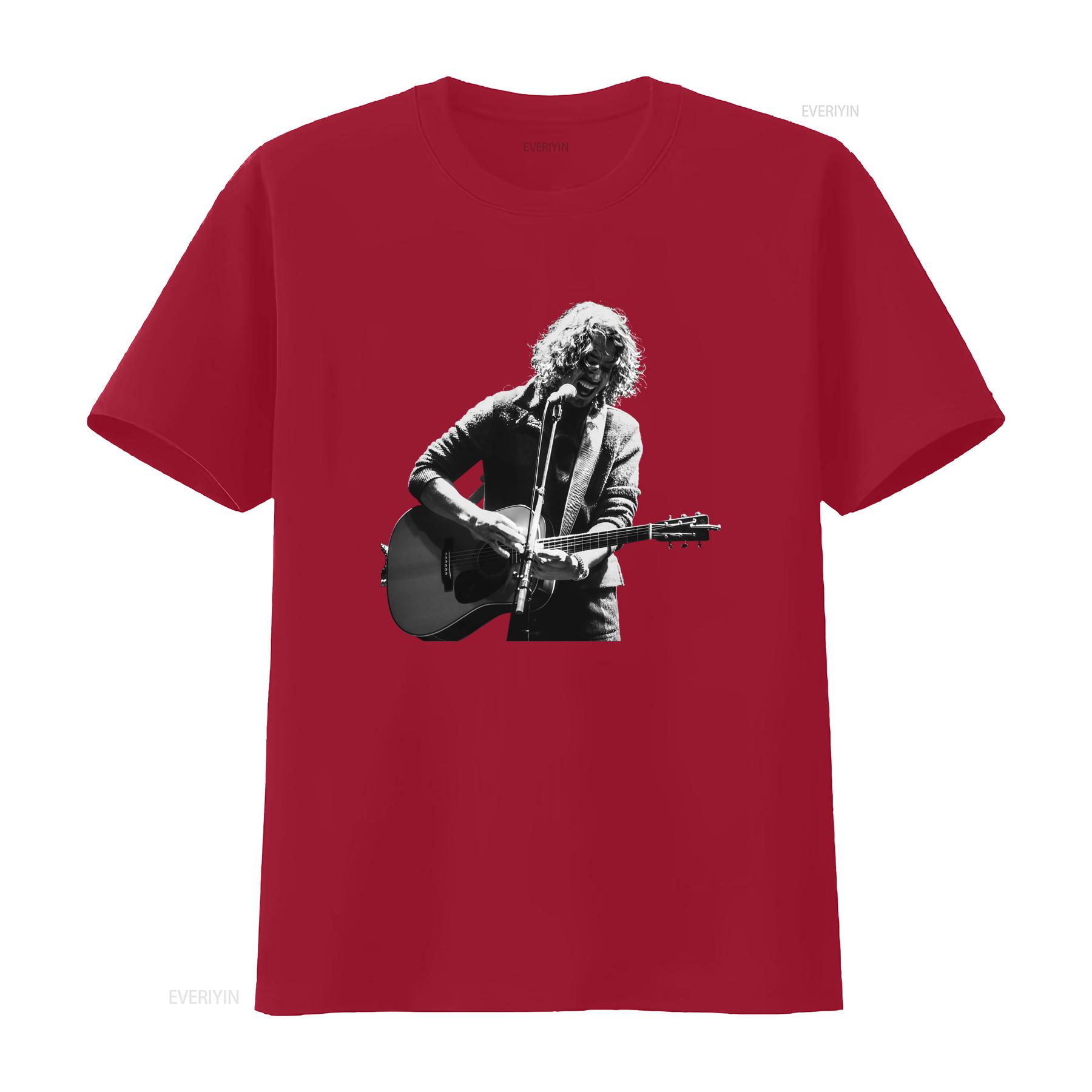 

Chris Cornell Audioslave Musician Tribute T Shirt for Fans Black Sizes S 5XL BM1118 vintage Washed Soft designer clothes S
