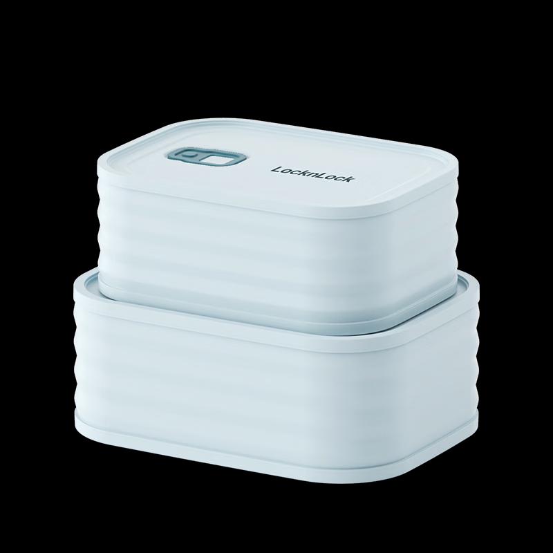 

Lock&Lock New Vigor Stainless Steel Food Container 2-Piece Set
