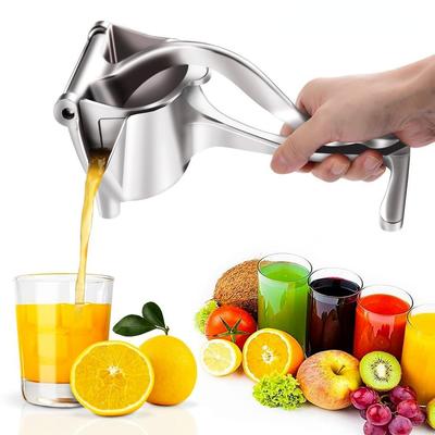 Exprimidor Manual de aleación de aluminio, exprimidor de zumo de granada a presión, zumo de caña de azúcar y limón, herramienta de cocina para fruta