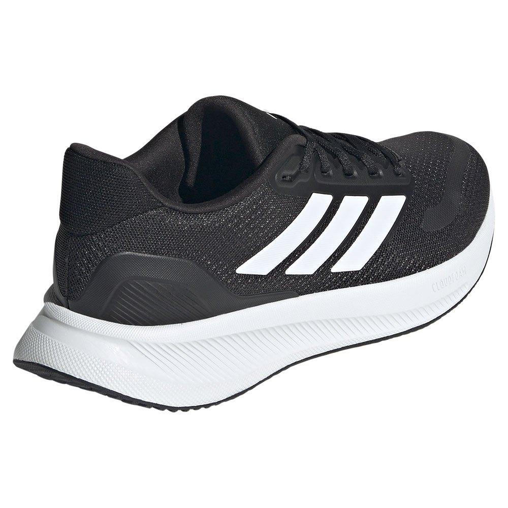 Adidas runfalcon 5 wide sneakers breathable mesh upper black