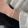 Bracelet Perle Irregulière Forme Spéciale Française Bracelet Femmes Niche Luxe Léger Exquis Doré Demi-Bracelet Bracelet Accessoires