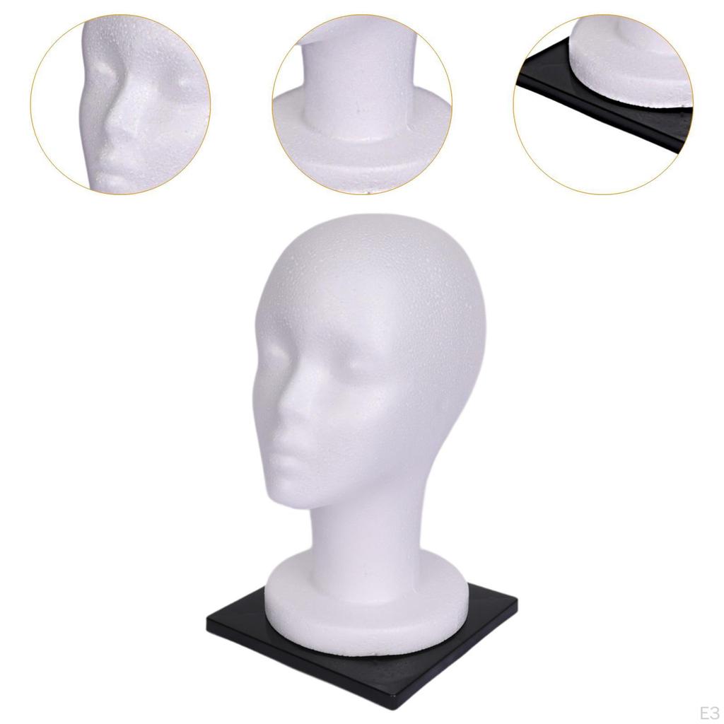 Saç Parçaları ve Aksesuarları İçin Teşhir Başı, Manken Tutucu Gözlük Şapkalar