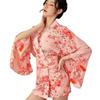 Sex Underwear Women's Suit Japanese Printed Chiffon Girdle Kimono Sex Uniform Pure Sex Clothes Bathrobes