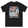 Sunday River Ski Or Die Eagle USA America Skiing Skier T-Shirt Shirt