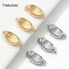 14K Gold Plated Messing Barren Perlenverschlüsse Verbinder für Halskette Armband, Bajonettverschlüsse für DIY Schmuckherstellung Zubehör
