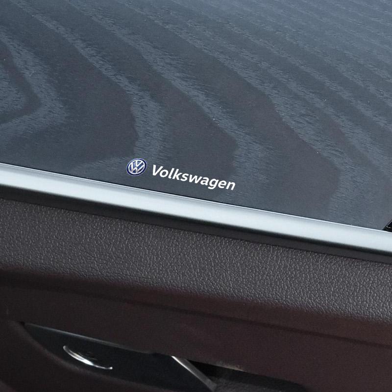 2/5/10Pcs Car Interior Random Stickers Car Steering Wheel Emblem Styling for Volkswagen R Line Tiguan Bora Jetta Golf Magotan Sharan Passat CADDY