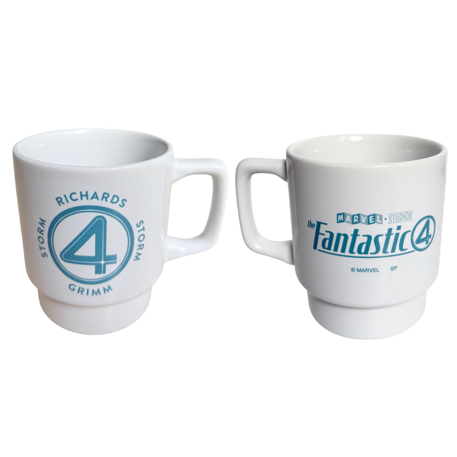 

Small Planet Marvel The First Mug Logo Fantastic Four Step