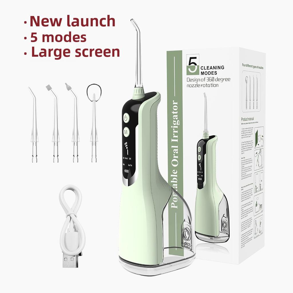 New Portable Electric Dental Flusher Water Floss Household Pulse Dental Wash Oral Rinse Dental Cleansing Machine