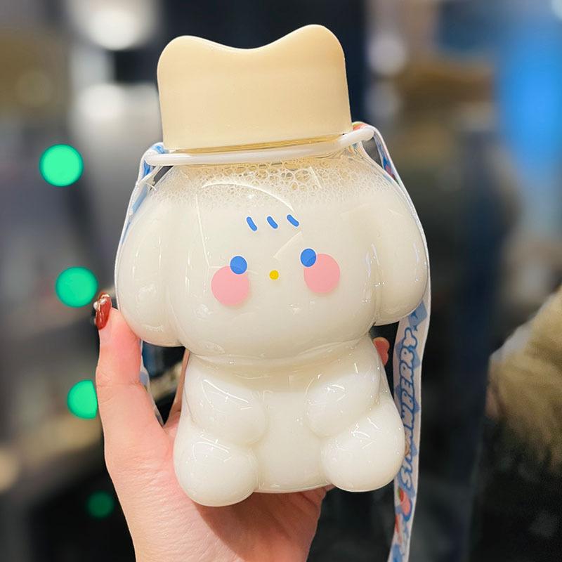 

Cute Ceramic Mug with Covered Spoon Drinking Cup Milk Cup Birthday Gift for Girls Coffee Cup .