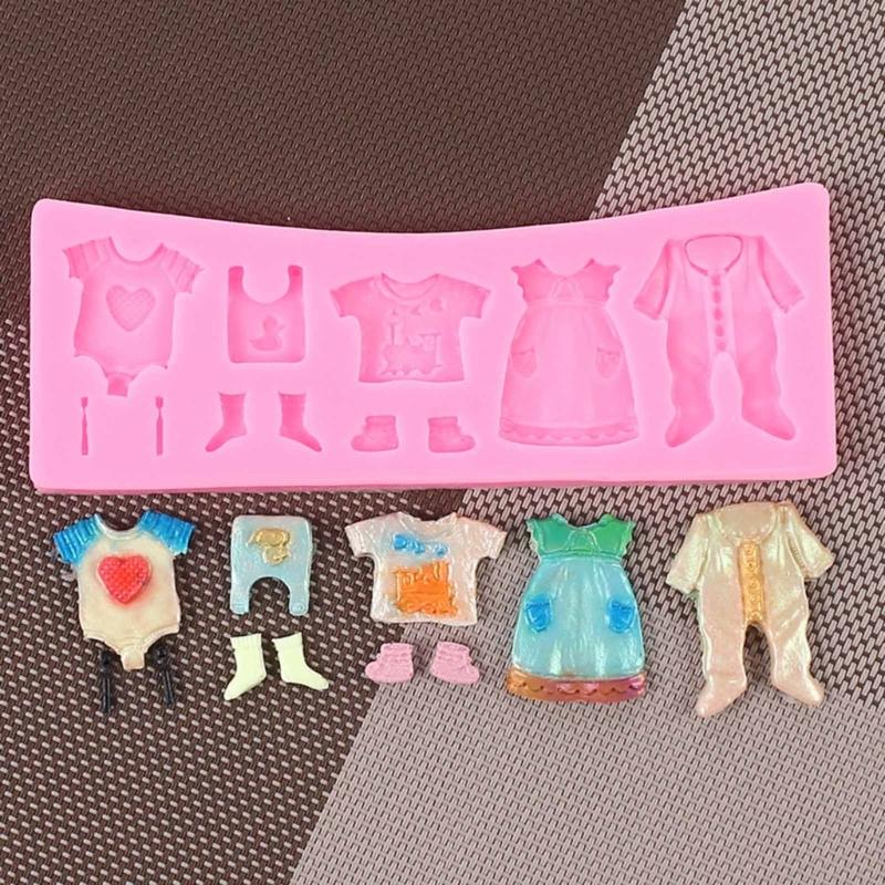 Hats Clothes Shape Cake Mold Fondant Cake Food Grade Silicone Mould Baking Tools Sugar Mold Chocolate Fondant Mold