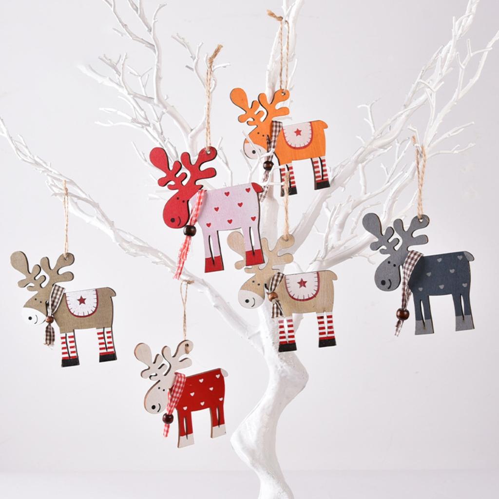 6Stk Suspension Glaskugel Schaufenster Party Anhänger Weihnachten Baum Dekor