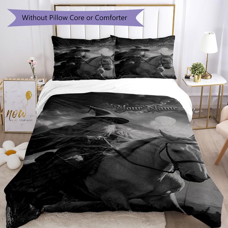 Lord Rings Personalized Text Bed CoverBed Suitable for Decorate room Soft Bedding Bedroom Decor Perfect Gift for Women/Men