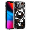 Transparent Black Pumpkin Skull Magnetic Case for iPhone 15/16/17 Pro Max – Full Coverage