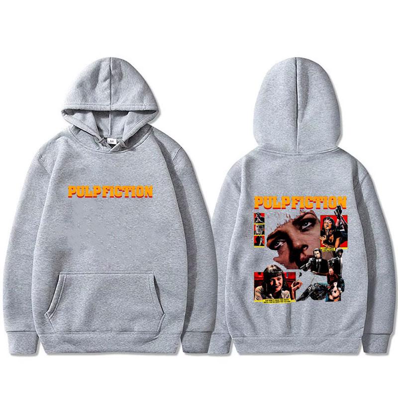 Movie Pulp Fiction Hoodie Quentin Tarantino Film Kill Bill Sweatshirt Men Women Casual Vintage Streetwear Pullover