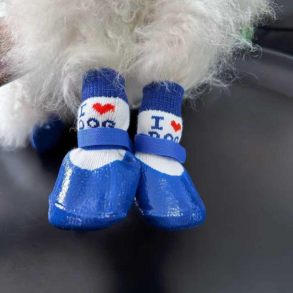 Waterproof Pet Boots Anti-slip Dog Foot Cover Portable Dog Shoes  Pet Supplies