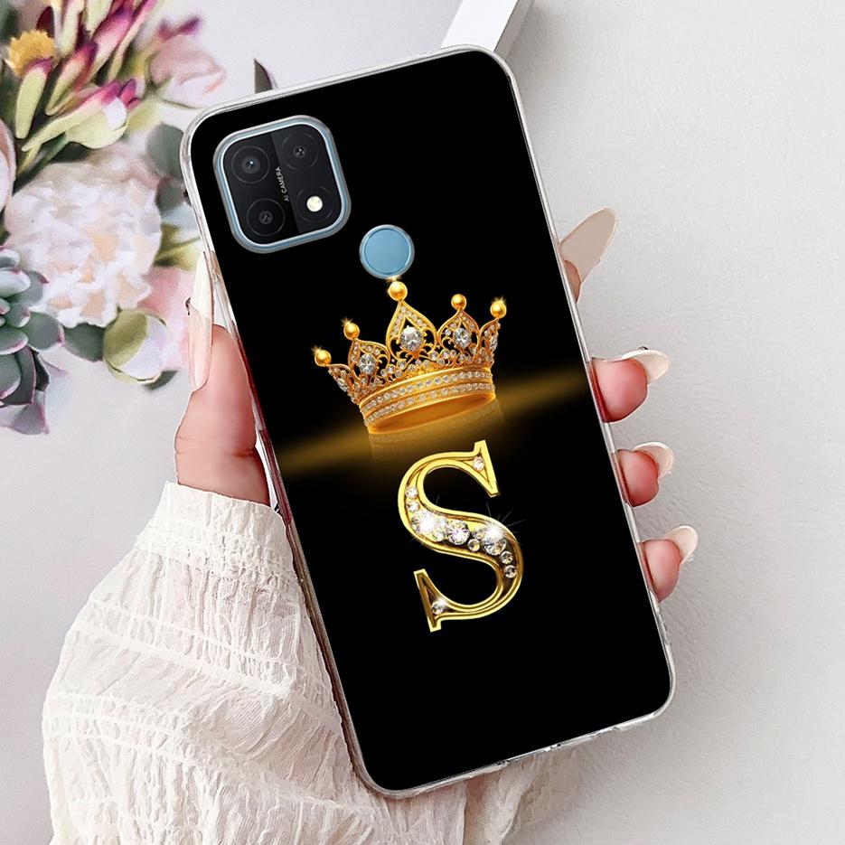 For Oppo A15 Case CPH2185 Stylish Letters Cover Clear Silicone Phone Case For Oppo A15s A 15 OppoA15 OppoA15s Soft Fundas Bumper
