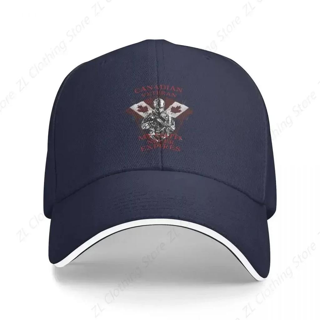 Canadian Military Veteran Baseball Cap Rave Hip Hop Unisexs Caps Womens