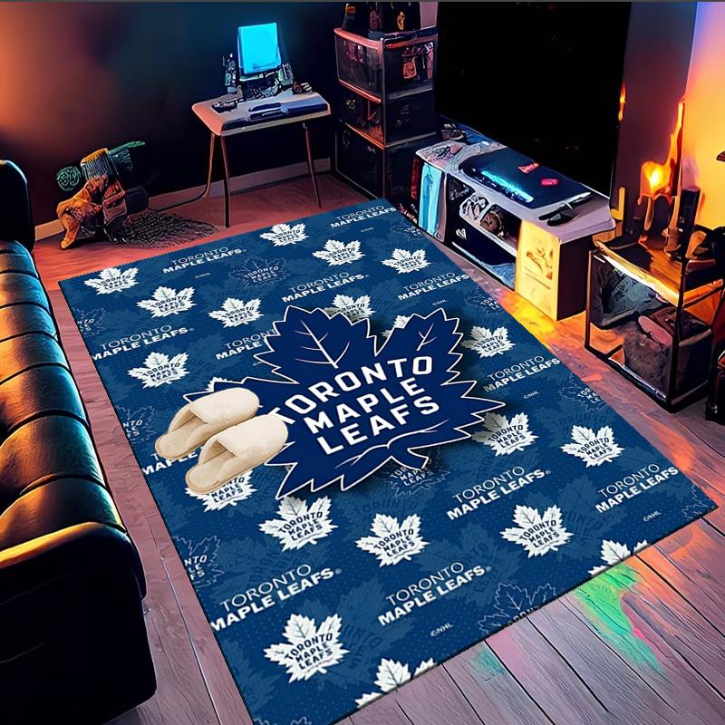 Toronto Leafs Logo Area Rug Suitable for Indoor And Outdoor,Carpets for Kitchens, Homes, Offices, Living Rooms,Home Decor,Christmas Gift