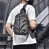 Multifunction Sports Crossbody Bag Solid Color Nylon Shoulder Bag Casual Men's Chest Bag  Fitness
