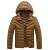 Winter New Men's Casual Cotton-padded Clothes Flow Fashion Hooded Cotton-padded Clothes Men's Thickened Cotton-padded Jackets Men's
