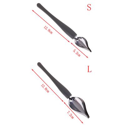 Chef Decoration Pencil Anti-slip Accessories Draw Tools Stainless Steel Portable Mini Sauce Painting Coffee Spoon Kitchen Home