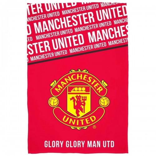 Manchester United FC Fleece Crest Blanket