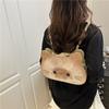 New Cute and Wellbehaved Bread Kitten Milk Whirring Backpack Cartoon Bag Tote Bag Creative Bag Female