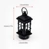Miniature Hold Lantern Garden Lamp For 1/12 Dollhouses With LED Lighting And Vintage Designs for Dollhouses Decoration