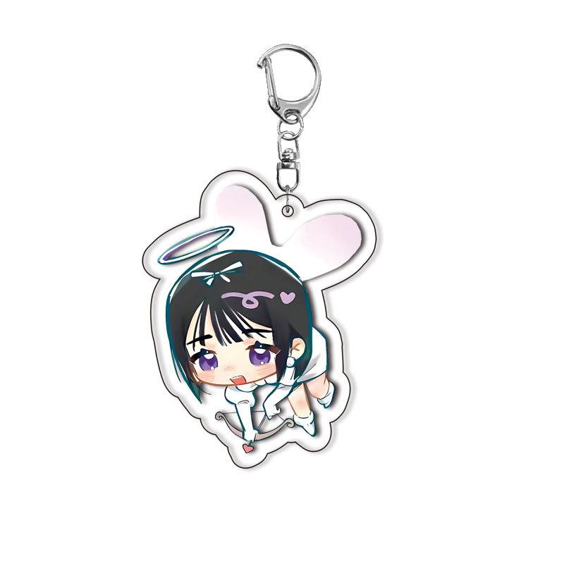 

Sua Mizi Anime Keychain Acrylic Layered Irregular Stage Cute Charm Accessories Dropshipping Long Lasting Perfect Gift 55mm