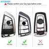 Aluminum Alloy Car Key Cover Bag For Bmw 3 5 7 F Series X5 F15 F16 X6 F46 F35 G30 G11 G12 Smart Remote Fobs Shell Protector Case
