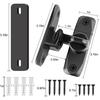 2 in 1 Barn Door Lock, 90/180 Degree Flip Sliding Latches, Gate Latch for Doo