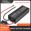 Portable 12V100A Lifepo4 Battery Charger 40A 50A Lithium Battery Charger 60A 85A with Adjustable Voltage and Current Anderson