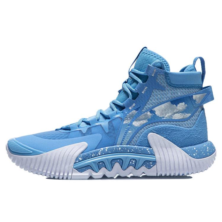 

Li Ning Badfive 2 High top Performance Basketball Shoes Men s Blue ABFR001-4 40