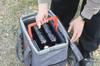 CAPTAIN STAG Insulated Cooler Soft Square Backpack with Mesh Camp Aging Gray x Bag, Cooler, Style, Pocket, Out, Tan, UE-640