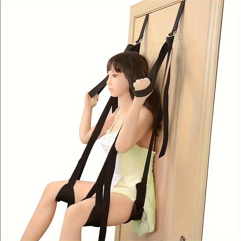 1 Piece Intimate Doorway Sex Swing - Stimulating Bondage Love Sling for Couples with Padded Soft Straps for Comfortable Positioning Aid
