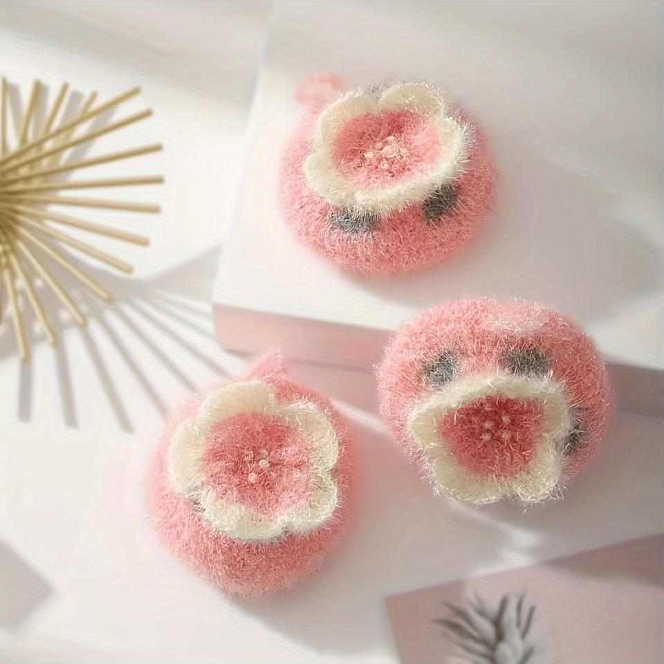 2pcs Sakura Design Cleaning Brush- Soft Non-Scratch, High Absorbency, Suitable for Bathroom, Kitchen Multi-Surfaces